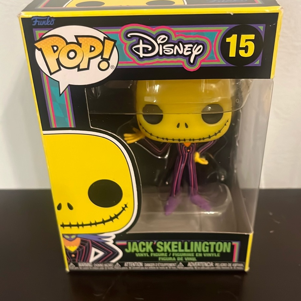 Funko POP! Nightmare Before Christmas Blacklight Figure - JACK SKELLINGTON #15